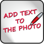 icon Text on photo