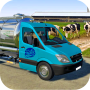 icon Milk Van Cow Milk Delivery