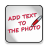 icon Text on photo 1.7.3