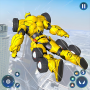 icon Flying Robot Car Transform